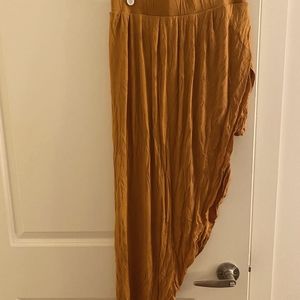 Forever 21 Maxi Skirt Size Medium Yellow Mustard 💛